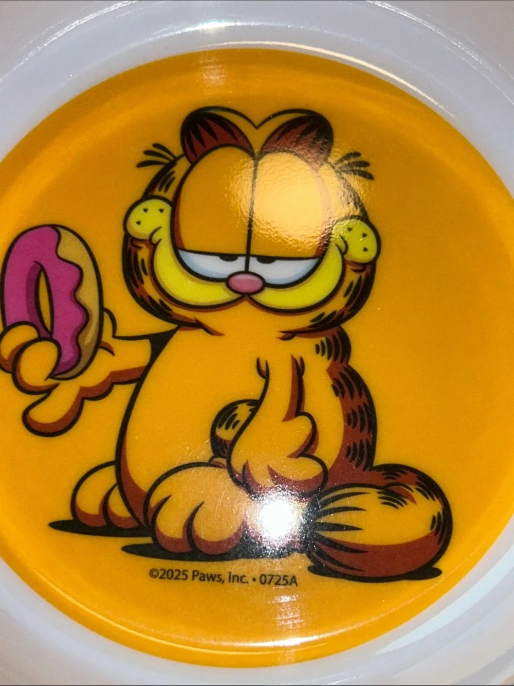 Lot Of 2 NWT Garfield Pet Bowl Dog Cat Food Water Dish 7in Diameter